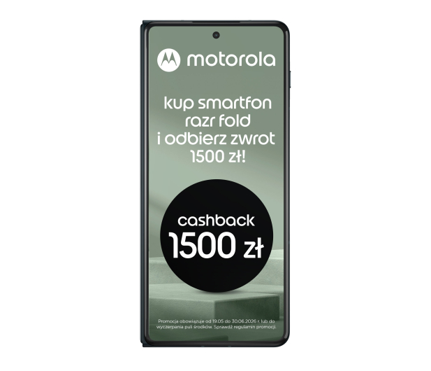 MOTOROLA razr fold 5G 16/512 Blackened Blue 165Hz - 1518464 - zdjęcie 2